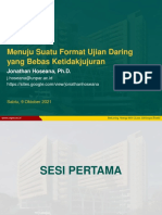 Menuju Format Ujian Daring Bebas Ketidakjujuran