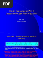 Damodaran - Discounted Cash Flow Valuation