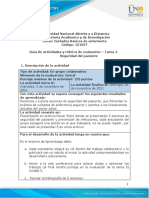 Guia de Actividades - Tarea 4 - Seguridad Del Paciente