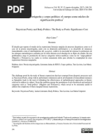 Literatura niuyorriqueña y corpo-política el cuerpo como núcleo de significación poética