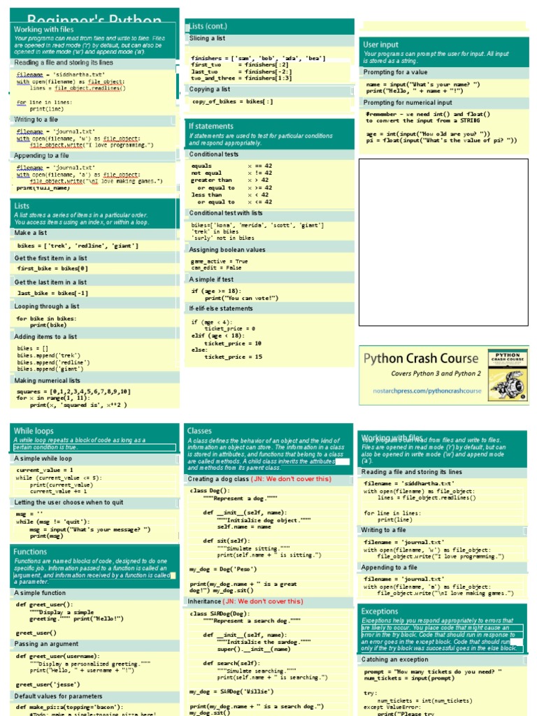 Slicing Lists and Manipulating Elements in Python | PDF | Class ...