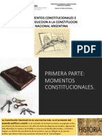 U3 Presentación MOMENTOS CONSTITUCIONALES E INTRODUCCION A LA CONSTITUCION