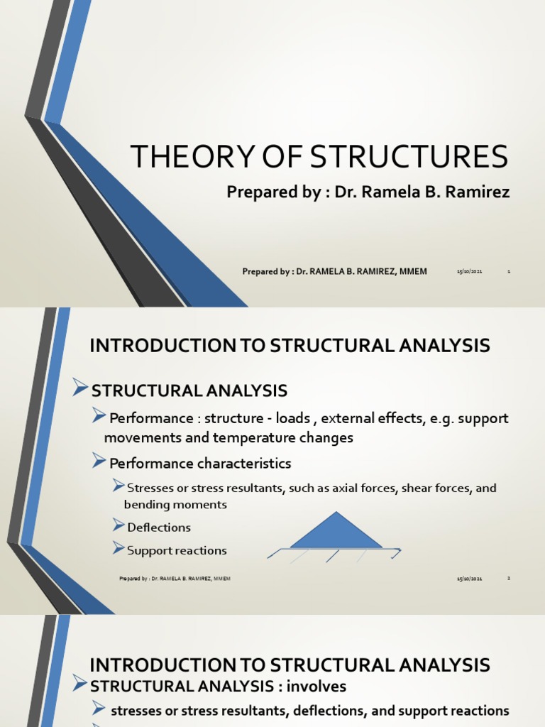 Introduction To Structural Analysis | PDF | Structural Analysis | Bending
