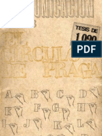 Circulo lingüístico de Praga -Tesis 1929