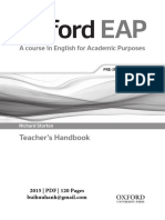 Oxford EAP B1 Pre-Intermediate Teacher - S Handbook