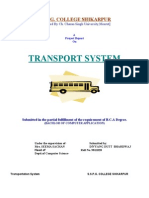 Transportation System Project Report