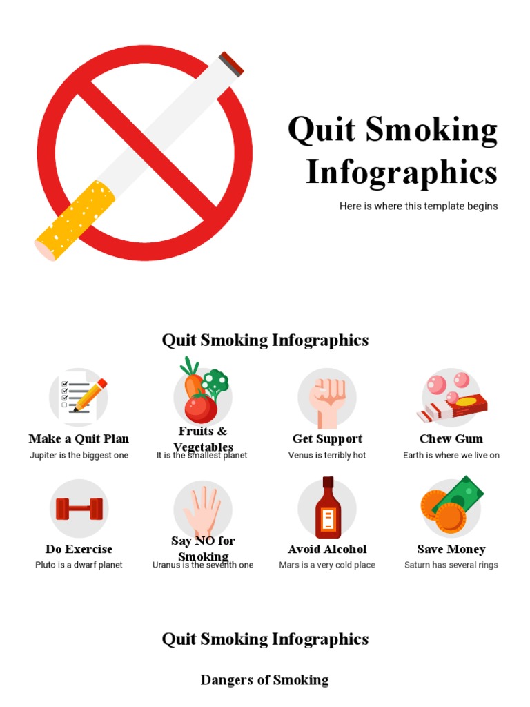 Quit Smoking Infographic Guide | PDF | Planets | Solar System