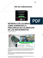 intervalos de calibracion