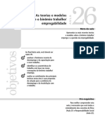 Aula 26 - As Teorias e Modelos Sobre o Binômio Trabalho e Empregabilidade