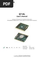 User's Manual: Qseven Computer On Module (COM) With Embedded Intel® Atom™, Pentium®, and Celeron® Processors