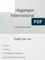 PI Part 2 - Sejarah Dan Dasar Perdagangan Internasional