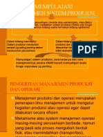 Pengertian Manajemen Operasi