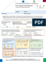 Diagnóstico EF A Distancia 3° Primaria