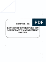 Review of Literature On Solid Waste Management System: Chapter - Iii