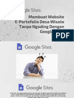 Membuat Website E-Portofolio Tanpa Ngoding Dengan Google Sites - Moh Irsad