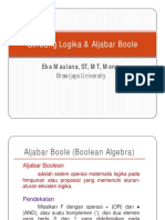 Aljabar Boole Dan Gerbang Logika