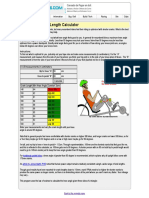 Recumbent Crank Length Calculator