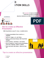 SHS - Advanced Presentation Skills