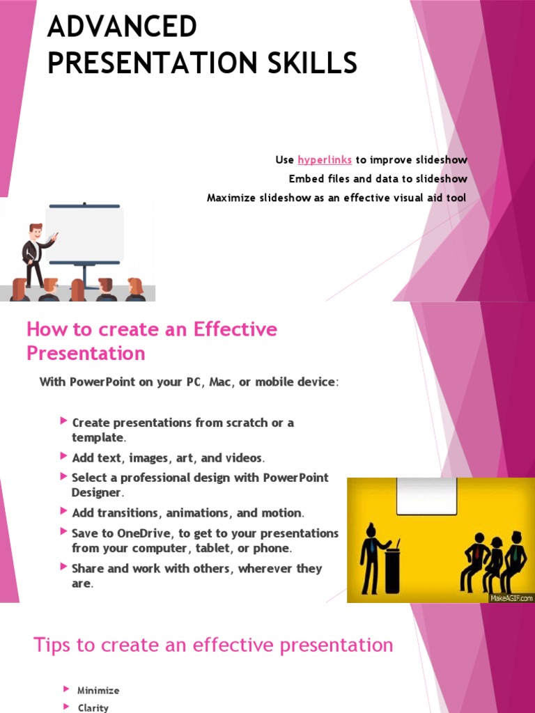 Advanced PowerPoint Presentation Skills | PDF | Hyperlink | Microsoft ...