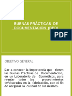 Buenas Prácticas de Documentación (BPD)