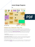 Classroom Design Programs: Outline Your Classroom Floor Plan