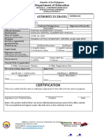 TO Louella Travel REIMBURSEMENT