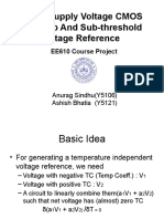 A Low Supply Voltage CMOS Bandgap and Sub-Threshold Voltage Reference