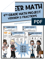 DIRECTIONSand ANSWERKEYCareer Math Fractions 4 TH Level Two