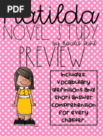 MatildaNovelStudyPreview 1