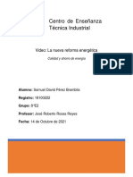 La Nueva Reforma Energética - Samuel David Pérez Brambila - 8E2