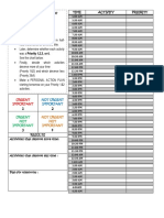 Activity Time Log