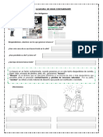 Ficha de Aprendizaje PS. Como Nos Afecta La Basura