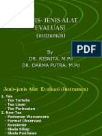 3 Jenis Alat Evaluasi