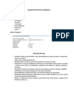 FIME - Esquema de Informe Academico