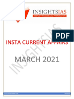 INSTA MARCH 2021 Current Affairs Compilation