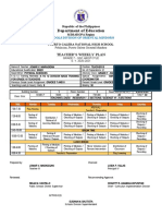 Department of Education: Teacher'S Weekly Plan