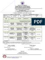 Learners Individual Class Home Program