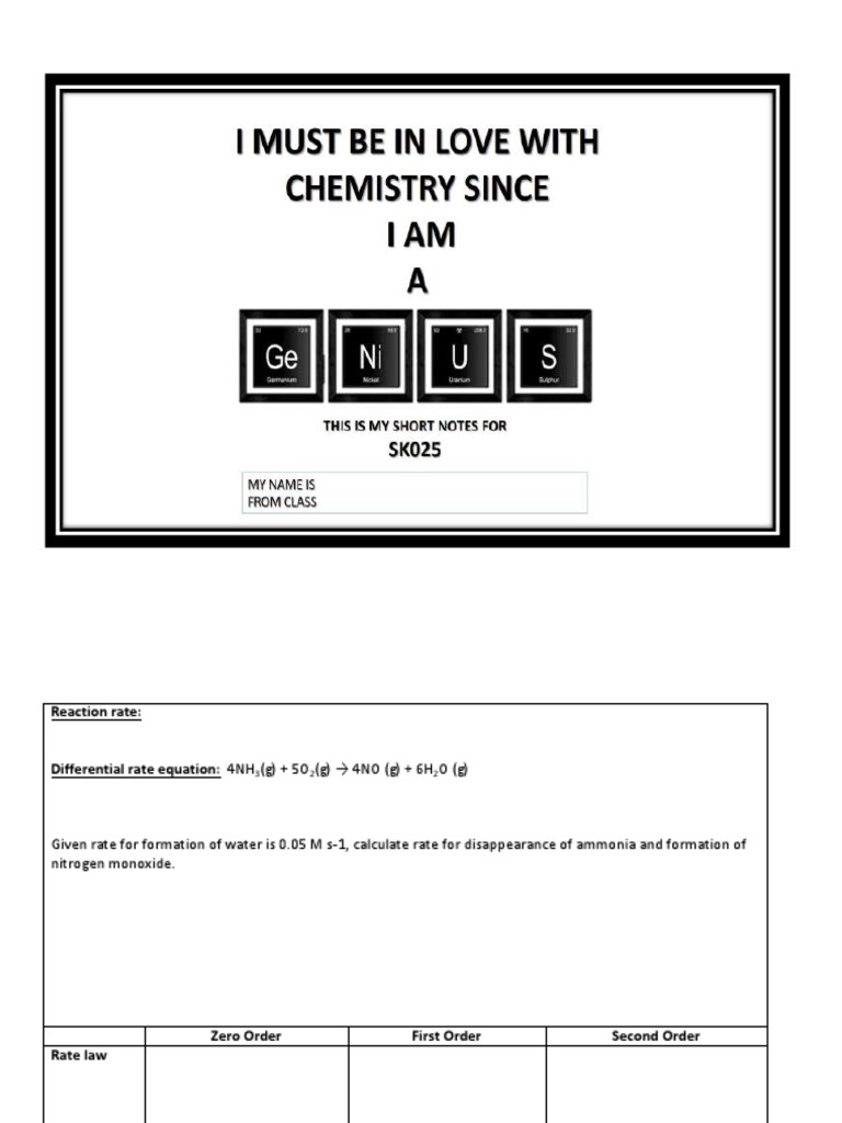 Chemistry Matriculation Note SK025 by Vinarti Mahmud PDF