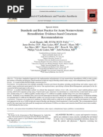 Standards and Best Practice For Acute Normovolemic Hemodilution: Evidence-Based Consensus Recommendations