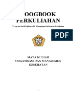 Logbook Organisasi Dan Manajemen Kesehatan