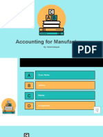 Accounting For Manufactures: By: Kristi Indriyani