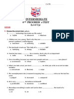 Intermediate: 4 Progress E-Test