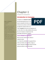 Chapter-1: Introduction To Computer