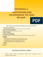 Pertemuan 5 Penyusunan Tes