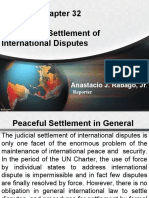 Third-Party Settlement of International Disputes: Anastacio J. Rabago, JR