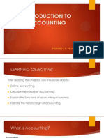 Week 001 Introduction To Accounting