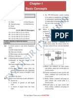 Chapter-1 Basic Concepts: Objective & Numerical Answer Type Questions