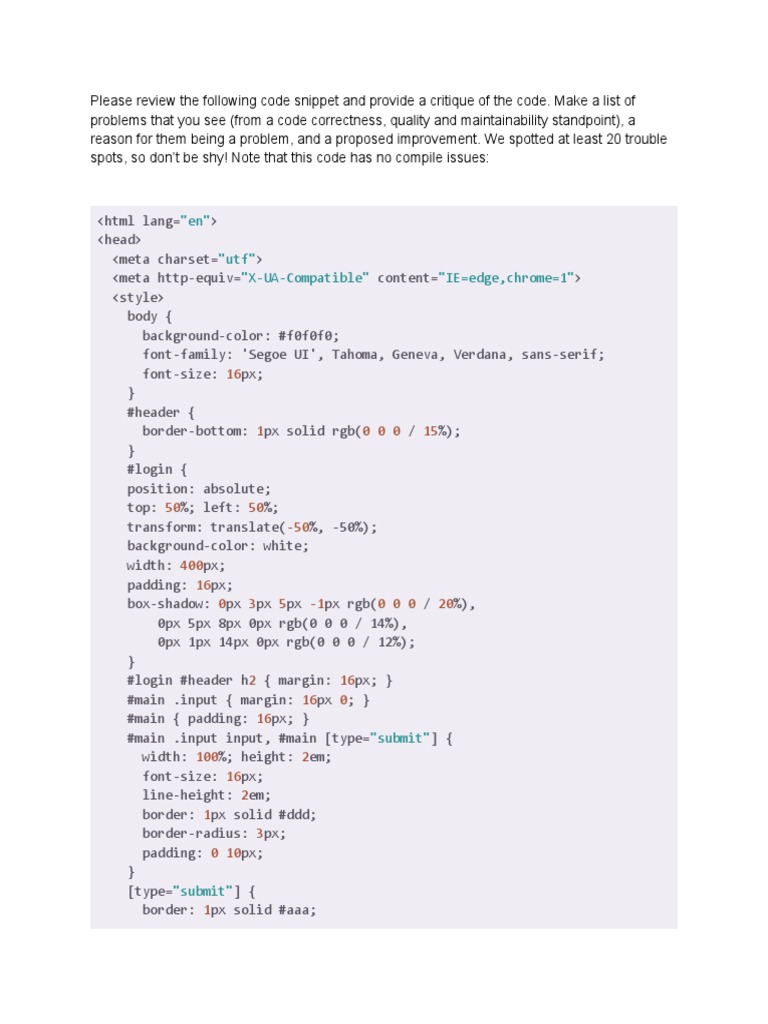 Junior Web Developer Coding Test | PDF | Software | Software Development