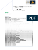 Ley No 3545 Modificación de La Ley No 1715 Reconducción de La Reforma Agraria