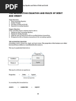 Chapter 7 The Accounting Equation Revised